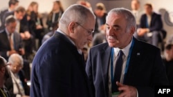 Михаил Ходорковский и Гарри Каспаров на одной из встреч российской оппозиции