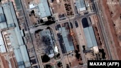 Спутниковые снимки завода по обогащению урана в Фордо (Иран). До и после удара США