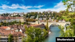 Город Берн в швейцарии