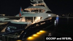Яхта &quot;Sedation A&quot;, формально принадлежащая SOCAR, фото OCCRP