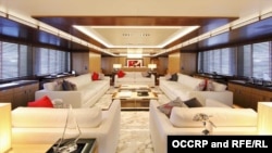 Интерьеры яхты &quot;Prima&quot;, которая формально принадлежит SOCAR, фото OCCRP