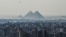 EGYPT -- A picture taken on February 28, 2018 shows a view of the Pyramids of Giza on the southwestern outskirts of the Egyptian capital Cairo